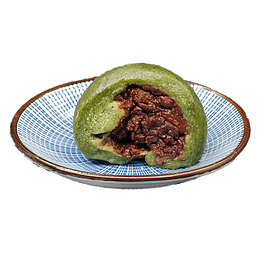 豆沙艾草青团粑粑
