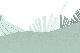 卡通手绘浅绿色背景