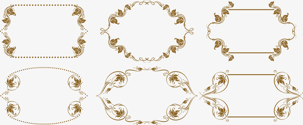 欧式边框素材免费下载_觅元素