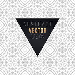 矢量欧式花纹背景