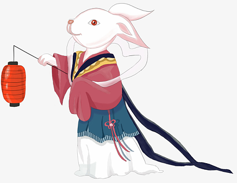中秋兔子形嫦娥