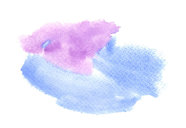 水蓝色漂浮云彩水彩云彩