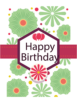 绿色雏菊花朵花纹