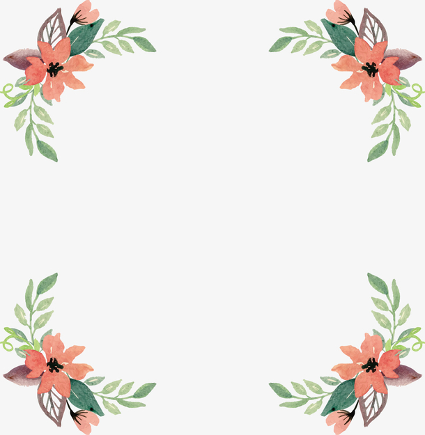 矢量手绘花纹边框素材免费下载_觅元素