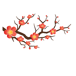 桃花树干