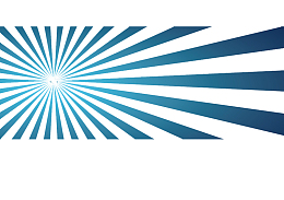 放射状蓝色渐变条