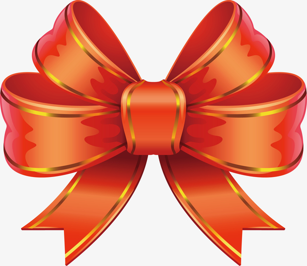矢量红色蝴蝶结