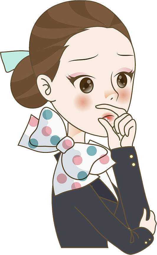 手绘空姐