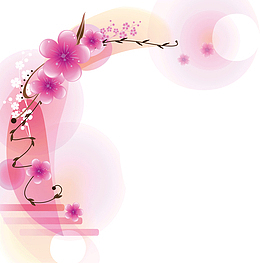 缤纷烂漫淡色系花朵装饰