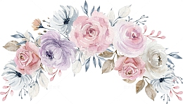 手绘小清新花朵花环免抠图