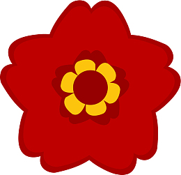 黄色花蕊