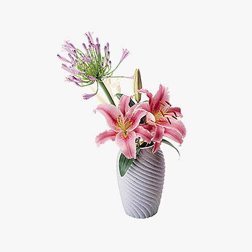 花瓶百合免抠素材免费下载 觅元素51yuansu Com