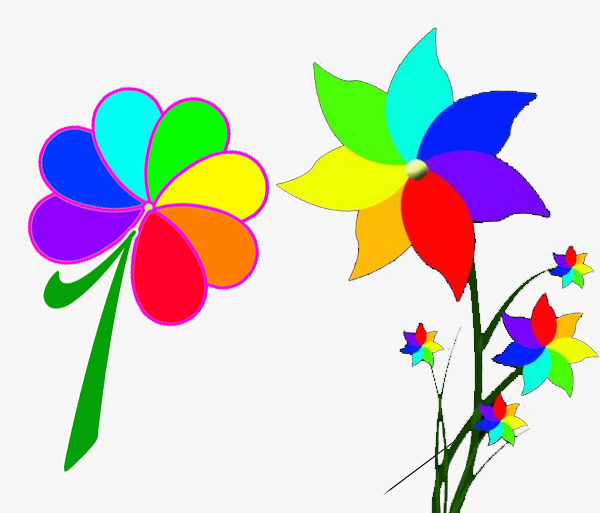 关键词 : 免费png素材,png图片素材,花朵,七色花,彩色[声明] 觅元素