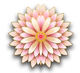 装饰微立体花卉素材