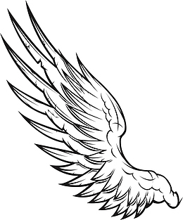 半边的锋利的天使之翼