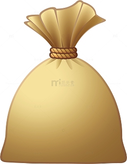 钱袋金融赚钱插画