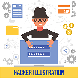 互联网网络黑客海报