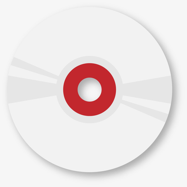 圆形简约光盘光碟