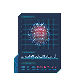 卡通科技产品周边装饰