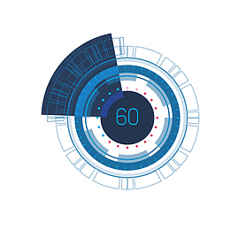 卡通科技产品周边装饰