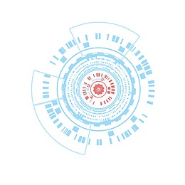 卡通科技产品周边装饰