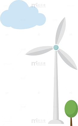 风力发电矢量图下载