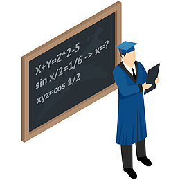 大学生毕业演讲插画