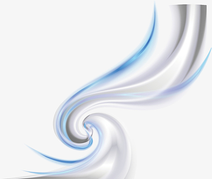 蓝色渐变炫彩线条