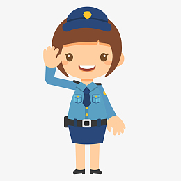 敬礼卡通元素_手绘/卡通图片免费下载_手绘/卡通素材_觅元素