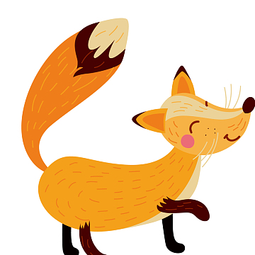 黄鼠狼拜年素材-黄鼠狼拜年图片元素-觅元素