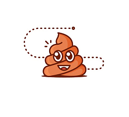 可爱的大便