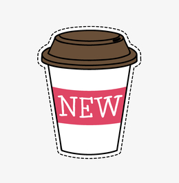 可爱卡通奶茶杯子