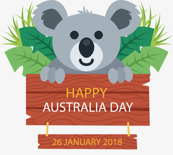 可爱木板考拉海报