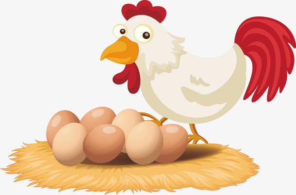 卡通鸡蛋与鸡下载