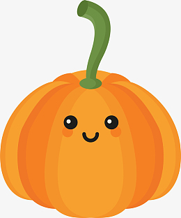 黄色卡通南瓜
