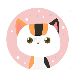 卡通可爱的猫咪头像
