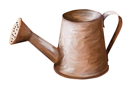 手绘陶瓷制作花洒