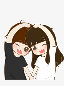 卡通情侣人物插画吃炸鸡png手绘情侣人物插画aipng卡通手绘情侣插画ai