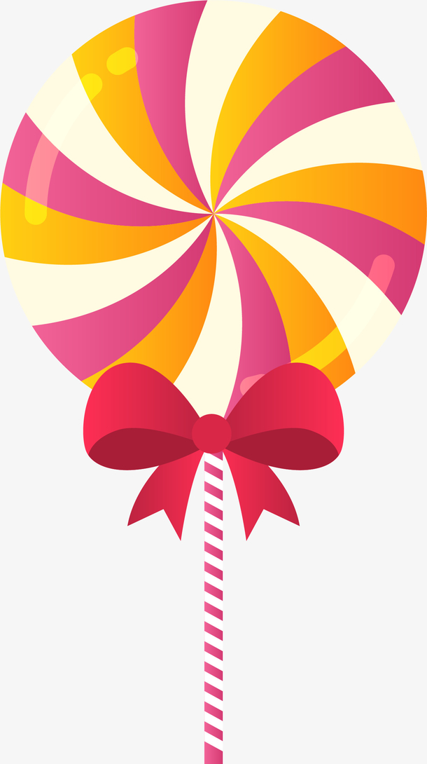 彩色矢量波板糖糖果