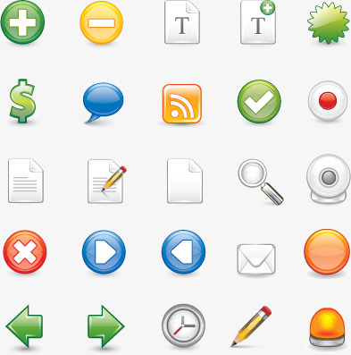 矢量图标合集素材免费下载_觅元素