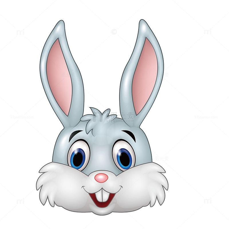 可爱的卡通兔子头像