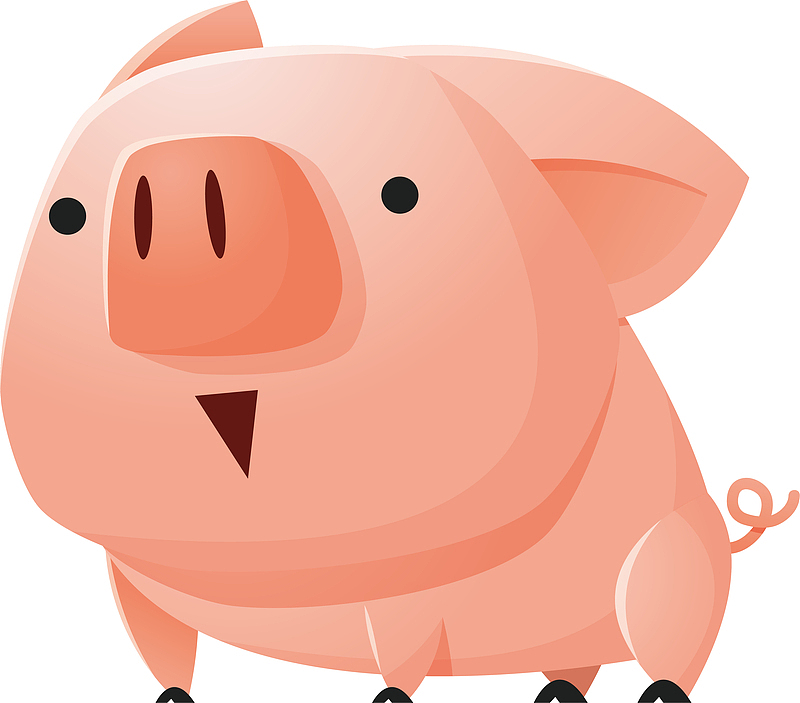 卡通可爱猪猪PNG下载