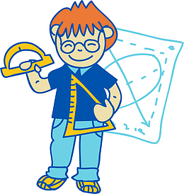学数学的小学霸男孩