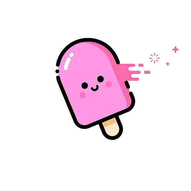 可爱的粉色冰淇凌mbe风格