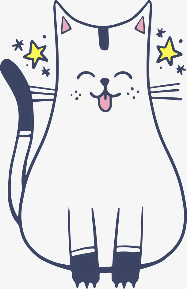 卡通小猫咪素材免费下载_觅元素