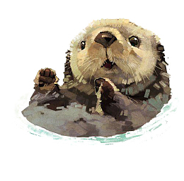卡通水獭