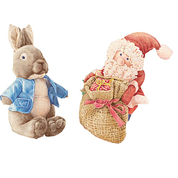 玩偶娃娃手绘画素材图片