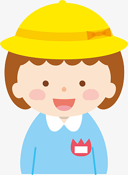 可爱的微笑幼稚园学生