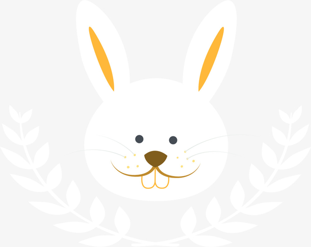 复活节兔子头像装饰
