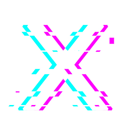 抖音风格英文字母X